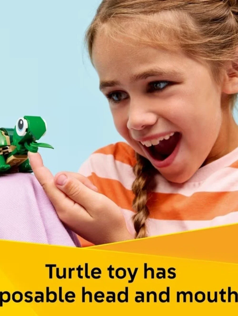 LEGO 3 In 1 Can Make Turtle, Chameleon Or Frog. Ages 7+ 124 Pcs NWT